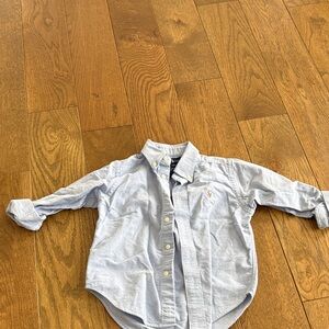 Ralph Lauren Light Blue Kids Button Down Shirt